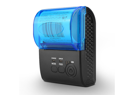 Chine Mini imprimante thermique portative de dent bleue imprimante de facture de reçu de photo avec la cabine de papier de 58mmx50mm fournisseur